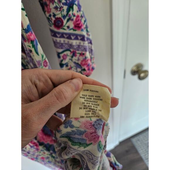 Spell & the Gypsy Purple Lavender Babushka Mary-Kate Dress Size Small - Picture 10 of 15